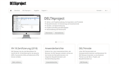 Desktop Screenshot of deltaproject.ch