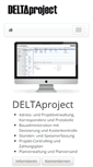 Mobile Screenshot of deltaproject.ch